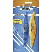 BIC Wite-Out Brand Exact Liner Correction Tape, White, 2 Count