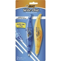 BIC Wite-Out Brand Exact Liner Correction Tape, White, 2 Count