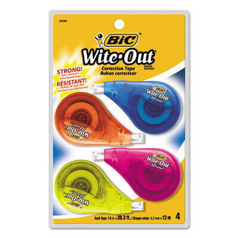 BIC Wite-Out EZcorrect Correction Tape - 4 Pack
