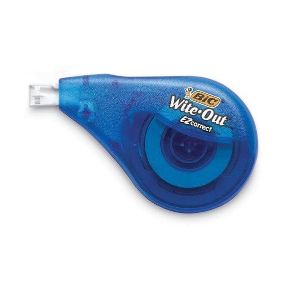 BIC Wite-Out EZ Correct Correction Tape Value Pack, Non-Refillable, 1/6" x 472", 18/Pack