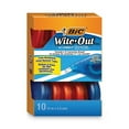 thumbnail image 1 of BIC Wite-Out EZ Correct Correction Tape Value Pack, Non-Refillable, Blue/Orange Applicators, 0.17" x 472", 10/Box, 1 of 3
