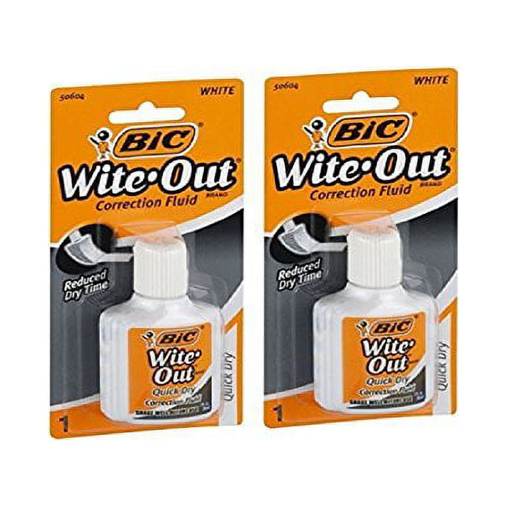 Bic Wite Out Correction Fluid Quick Dry White - 1 Count - Safeway