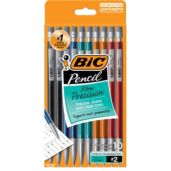 BIC Xtra Precision Mechanical Pencils, 0.5 mm, 10 Count