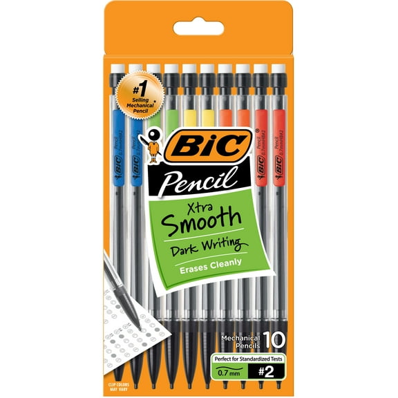 BIC Xtra Smooth Mechanical Pencil, 0.7 mm, 10 Count