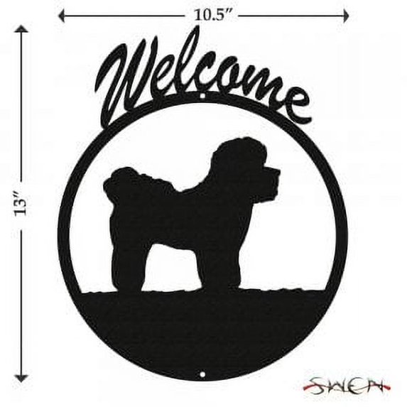 BICHON Welcome Sign