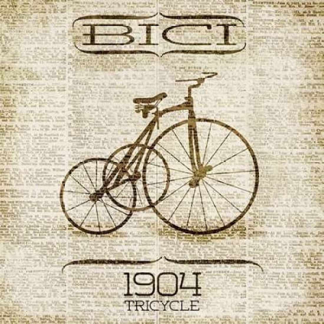 BICI 1904 Canvas Art - SD Graphics Studio (24 x 24)