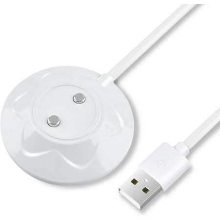 BICMICE Durable Universal Wireless Magnetic Connector Cord, 2.6ft, White