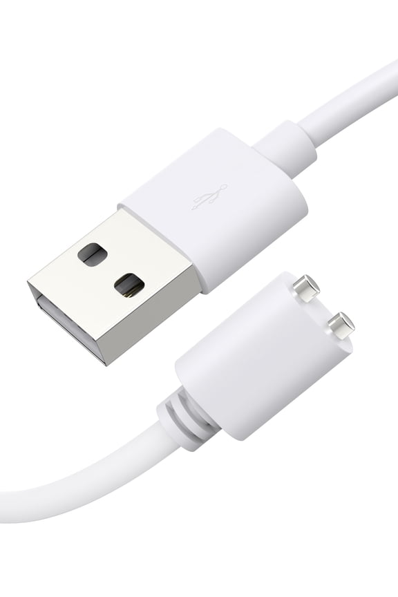 2.7' USB to Magnetic DC Charger Cable, White, Charging Compatibility Durability