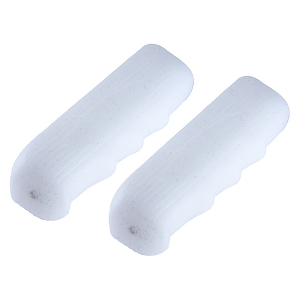 BICYCLE BIKE CUSTOM GRIPS KRATON RUBBER SPARKLE WHITE. Bike part, Bicycle part, bike accessory, bicycle part