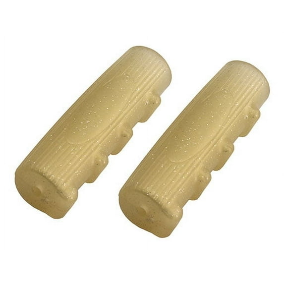 BICYCLE BIKE GRIPS KRATON RUBBER 0214 SPARKLE M-CREAM. Bike part, Bicycle part, bike accessory, bicycle part