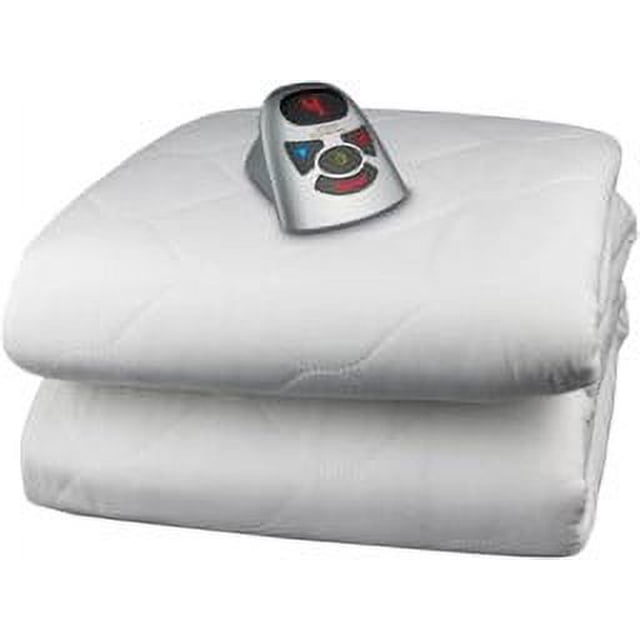 BIDDEFORD BLANKETS Quilted Electric Heated Mattress Pad with Digital ...
