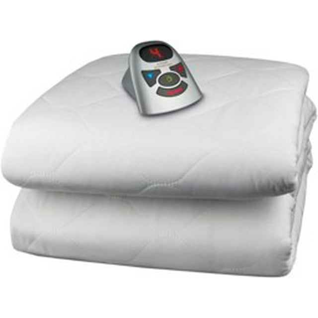 BIDDEFORD BLANKETS Quilted Electric Heated Mattress Pad with Digital