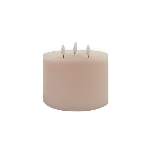 BIDK Home 3 Wicked LED Lighted Flameless Candle - 6" - Pink