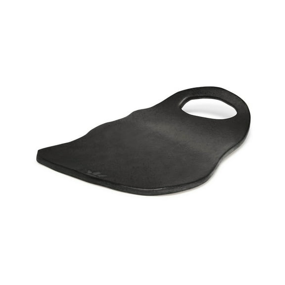 BIDK Home Board Ceramic Dinner Plate with Handle - 8.5" - Matte Black