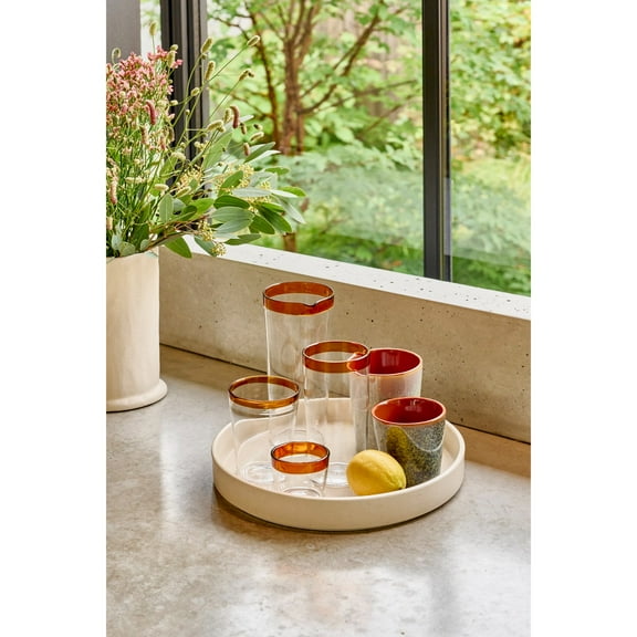 BIDK Home Borosilicate Drinking Glass - 13 fl oz - Amber