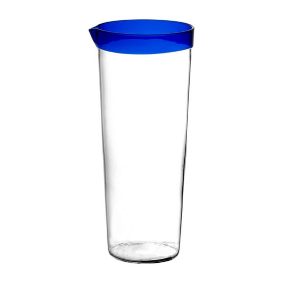 BIDK Home Borosilicate Glass Carafe - 20 fl oz - Clear and Blue