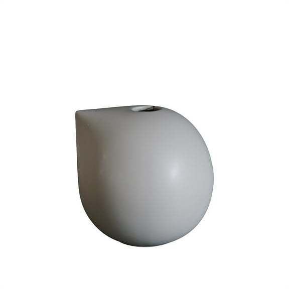BIDK Home Ceramic Nib Mole Vase - 6" - Gray