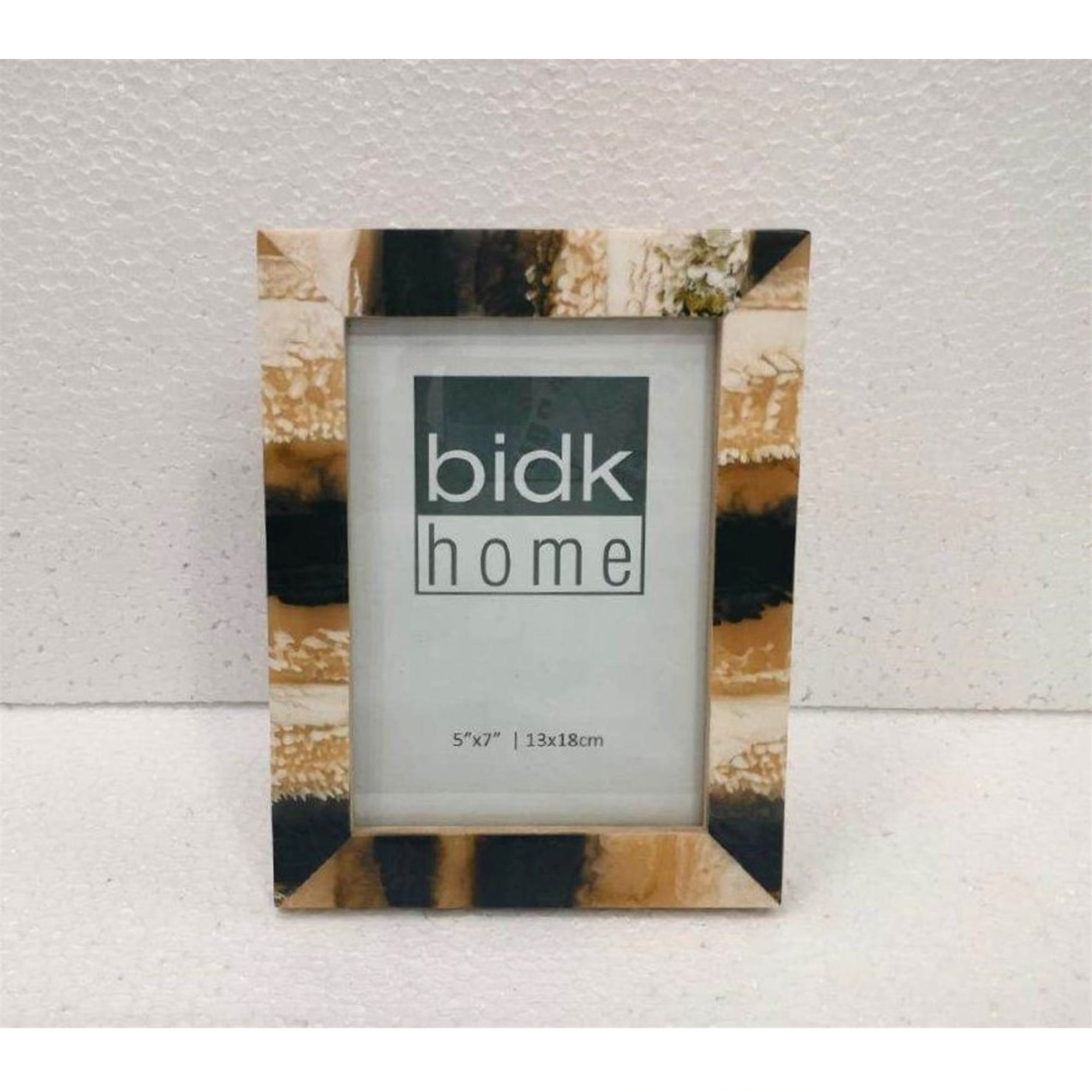 Classic Black and Brown Resin 5x7 Picture Frame