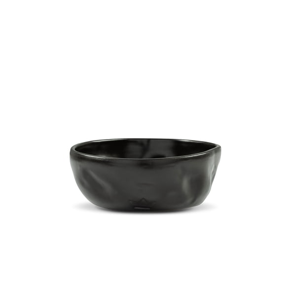 BIDK Home Large Dented Ceramic Serving Bowl - 7" - Set of 2