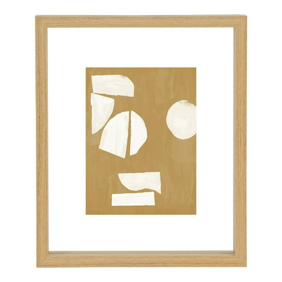 BIDK Home Medium Rectangular Aesthetic Floating Picture Frame - 9.75"