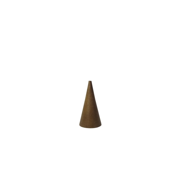 BIDK Home Medium Wooden Christmas Tree - 5.5" - Brown