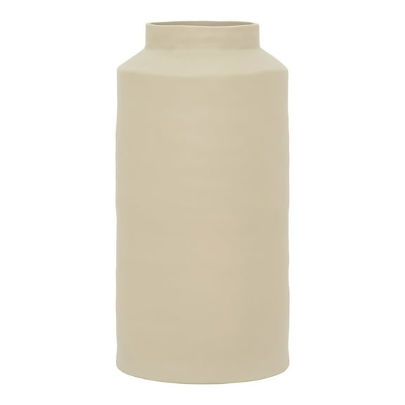 BIDK Home Milk Jug Ceramic Tabletop Vase - 16.75" - Spray Green