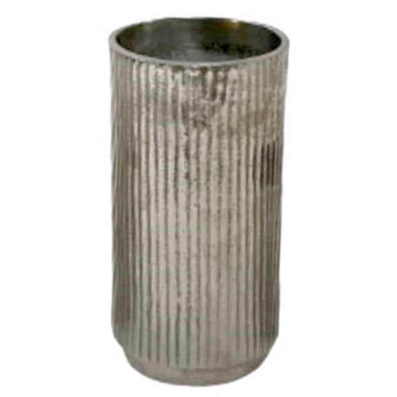 BIDK Home Round Flower Pot - 11.75" - Brass Tone