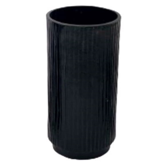 BIDK Home Round Flower Pot - 11.75" - Dark Brown