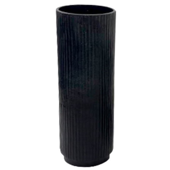 BIDK Home Round Flower Pot - 17.25" - Dark Brown