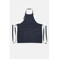 thumbnail image 1 of BIDK Home Slim Fit Unisex 5-Pocket Kitchen Apron - 26.5" - Denim Blue, 1 of 7