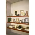 thumbnail image 1 of BIDK Home Small Floating Glass Picture Frame - 7.75" - Natural, 1 of 2