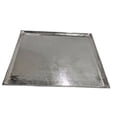 thumbnail image 1 of BIDK Home Square Raw Nickel Plate - 27.5" - Silver, 1 of 1