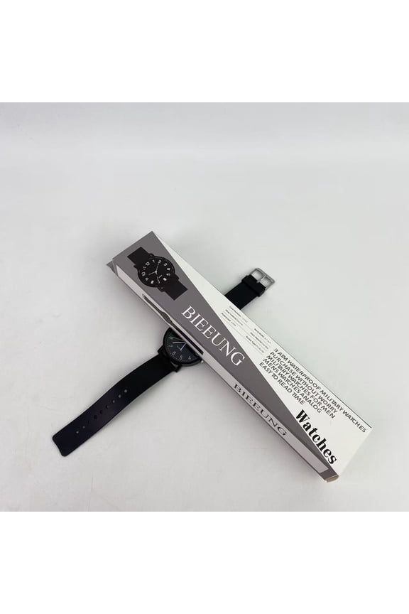 watch, men's watch, analog quartz sports neutral model, with a second hand glowing, easy to read dial