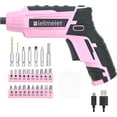 thumbnail image 1 of BIELMEIER Pink 4V Rechargeable Power Screwdrivers 1.5Ah, 250 RPM, 27 Pieces, 1 of 6