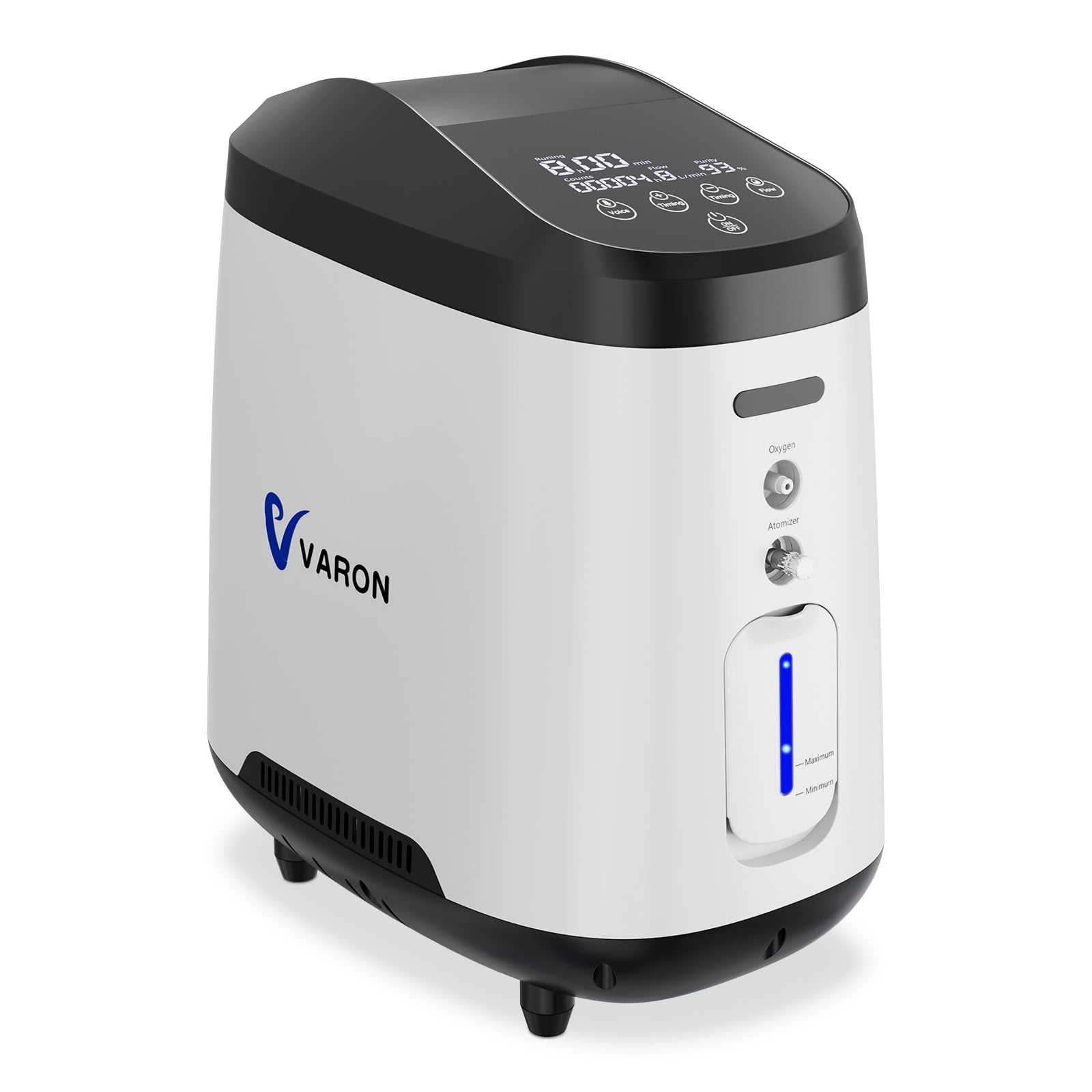 BIENDAY updated 1-8L Household&Classic Oxygen Machine w-Accessories&14.5 Tube& 93%-33%-concentration -M Home use