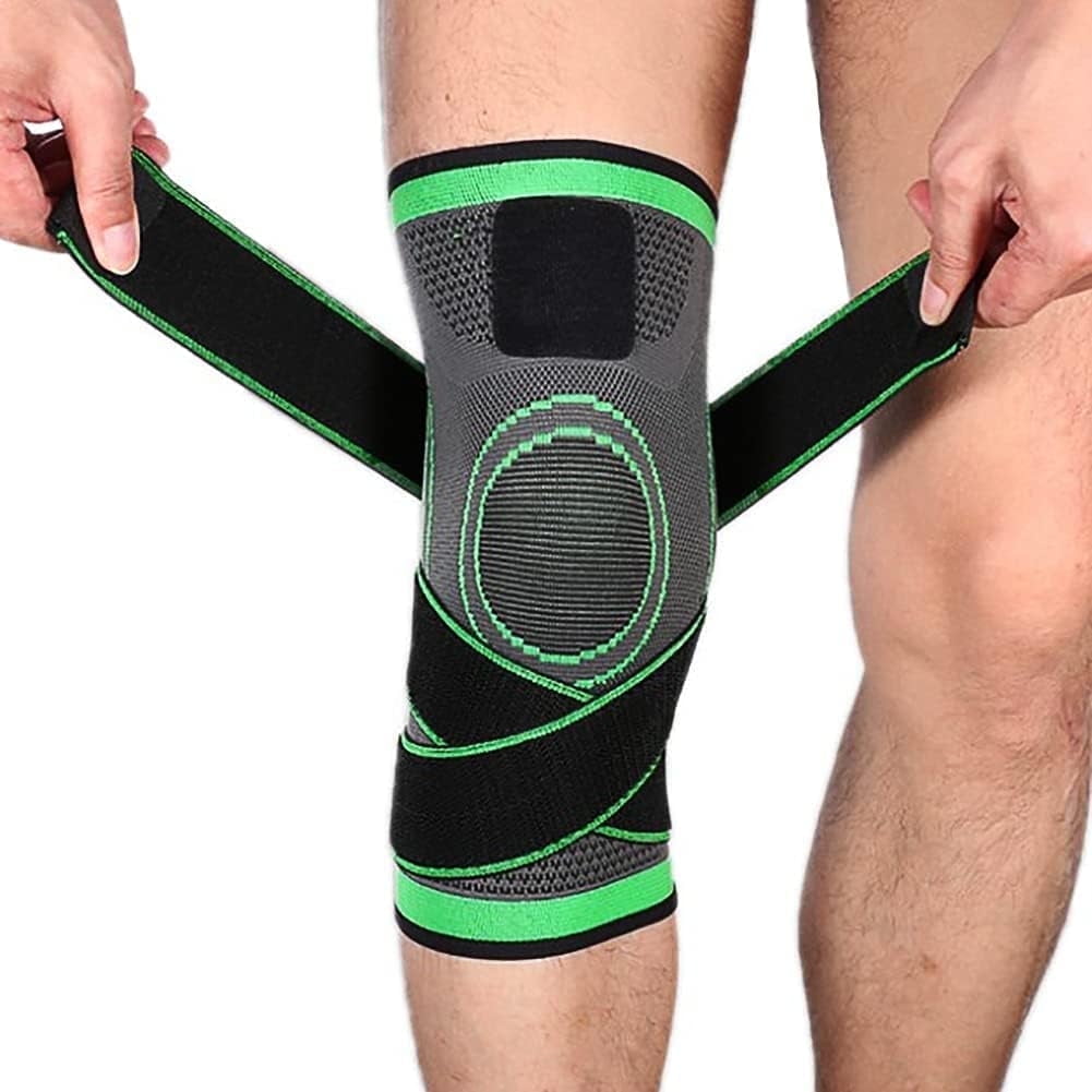 BIERELAOZI Men's and Women's Plus Size Breathable Sleeve Support Knee Brace