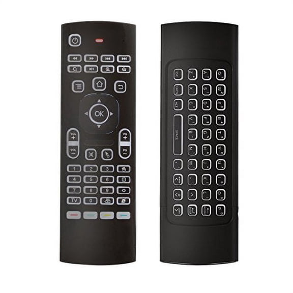 MX3 Air Remote Mouse,2.4G Multifunctional Backlit Remote Control, Mini Wireless Keyboard & Infrared Remote Control Learning for Android TV Box,HTPC,IPTV,PC, MAC,PS3,Pad,Xbox