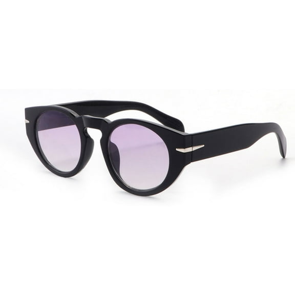 BIFOCAL Reading Glasses 2.00 for Men Women Round Black Frame Gradient Gray Presbyopia Sunglasses Fashionable Driving Fishing Readers +2.0 PC