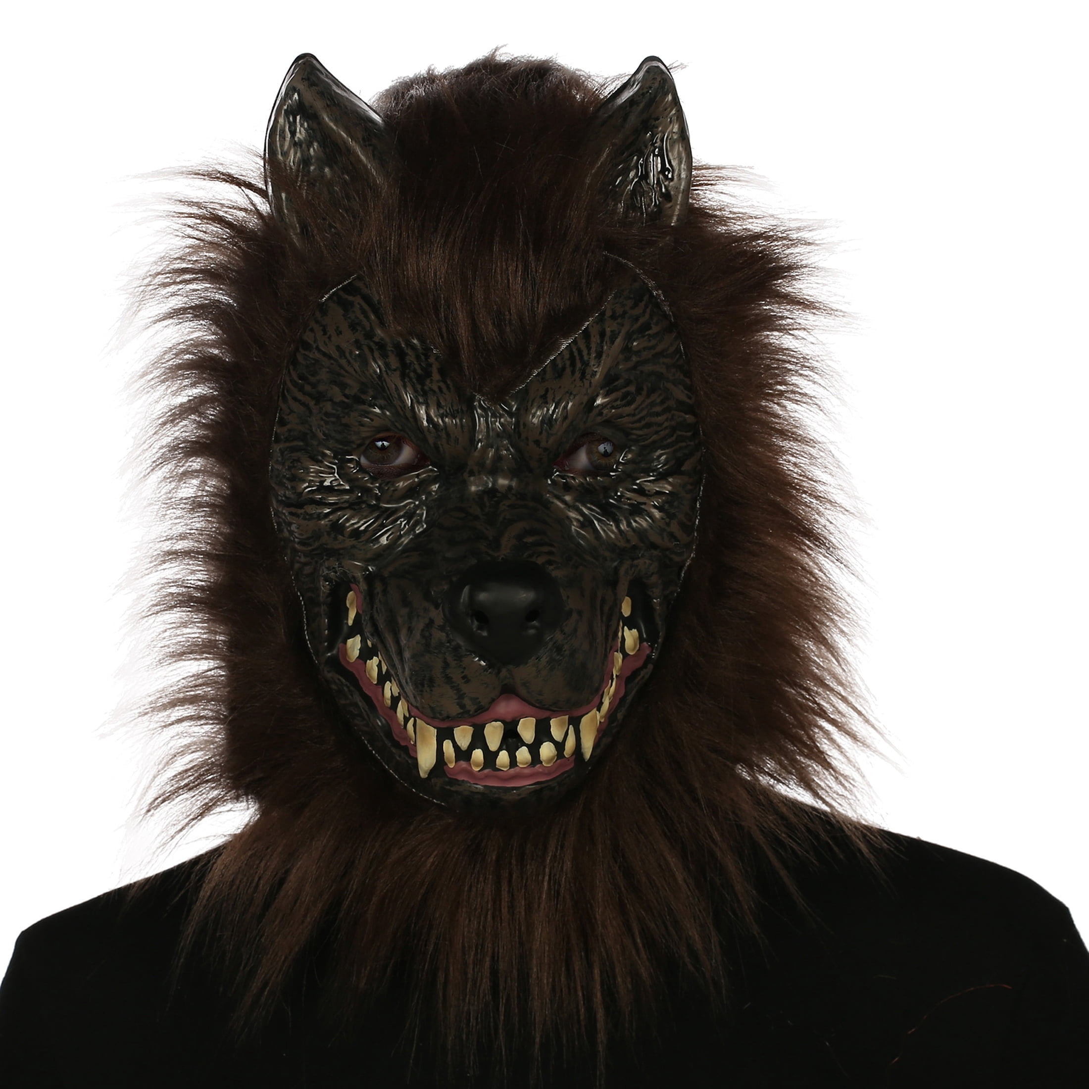 Werewolf Mask Costume Accessory for Adults, Brown, Halloween by Way To Celebrate