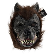 Werewolf Mask Costume Accessory for Adults, Brown, Halloween by Way To Celebrate
