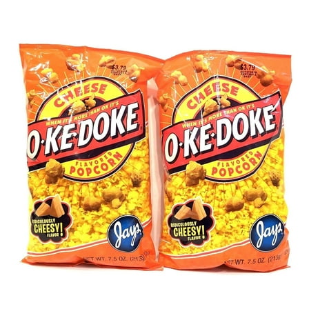 BIG BAG OKE DOKE Popcorn 2 Pack 7.5 oz bags