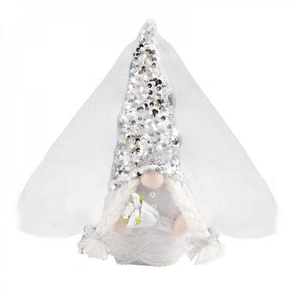 [BIG CLEARANCE]Wedding Gnome Bride & Groom,MR.&MRS.Gift For Wedding And Engagement , Anniversary Presents,Valentine's Day,Home Collectible Figurines
