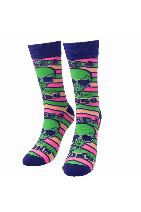 Big Color Alien Knit Sock