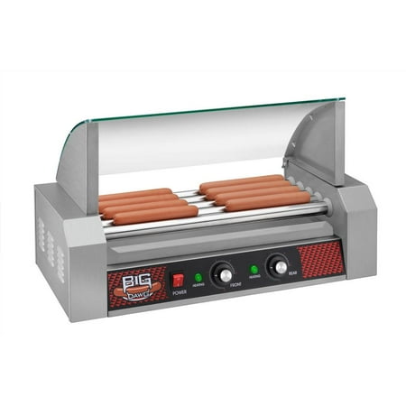 BIG DAWG Commercial Five Roller Hot Dog Machine With Cover