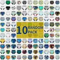 BIG ELEPHANT 10-Pcs Potty Training Underwear for Boys, Random Color