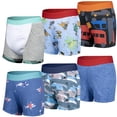 thumbnail image 1 of BIG ELEPHANT 6 Pack Cotton Potty Training Pants for Toddlers, Soft Absorbent Unisex Boxer Style Underwear for Boys & Girls, Sizes 2-5Y, 1 of 14
