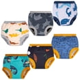 thumbnail image 1 of BIG ELEPHANT 6 packsToddler Training Pants, Soft Cotton Absorbent Training Underwear for Baby Boys & Girls, Ages 12M-6Y, 1 of 12