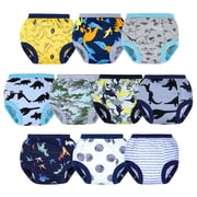 BIG ELEPHANT Baby Boys Potty Training Pants, Toddler Cotton Soft Training Underwear, 2T