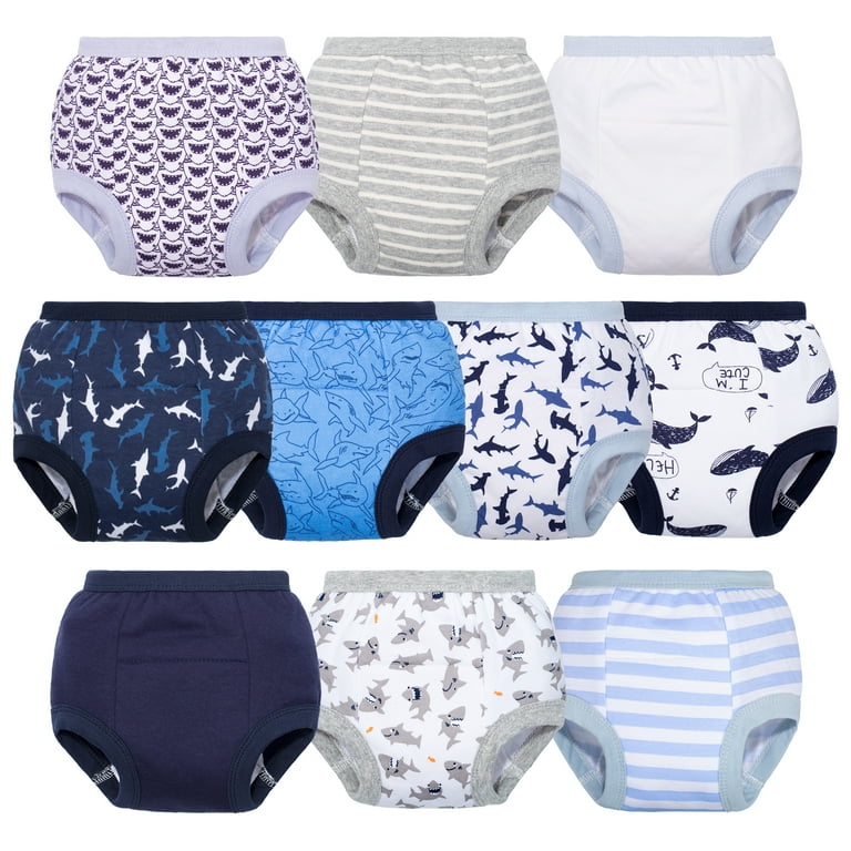 BIG ELEPHANT Baby Boys Potty Training Pants, Toddler Cotton Soft Training  Underwear, 5T