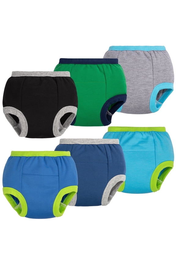 Baby Boys Potty Training Pants, Toddler Solid Color Training Underwear, 12-24 Months